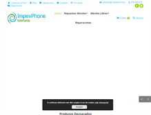 Tablet Screenshot of impexphone.es